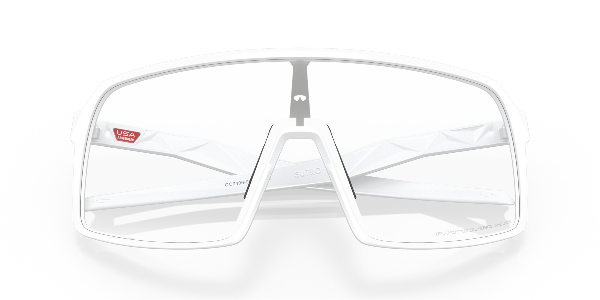 Oakley Sunglasses SUTRO Matte White/Clear Photochromic OO9406-99