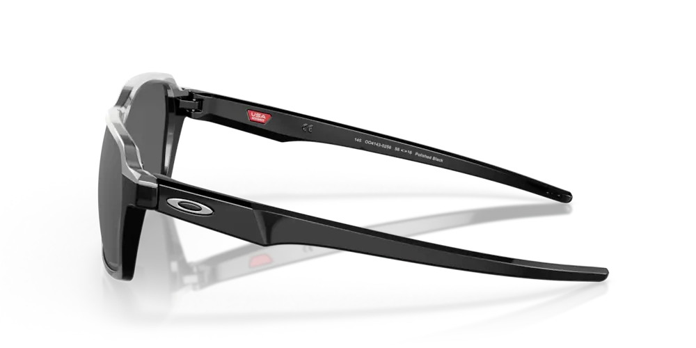 Oakley Sunglasses PARLAY Polished Black/Prizm Black OO4143-02