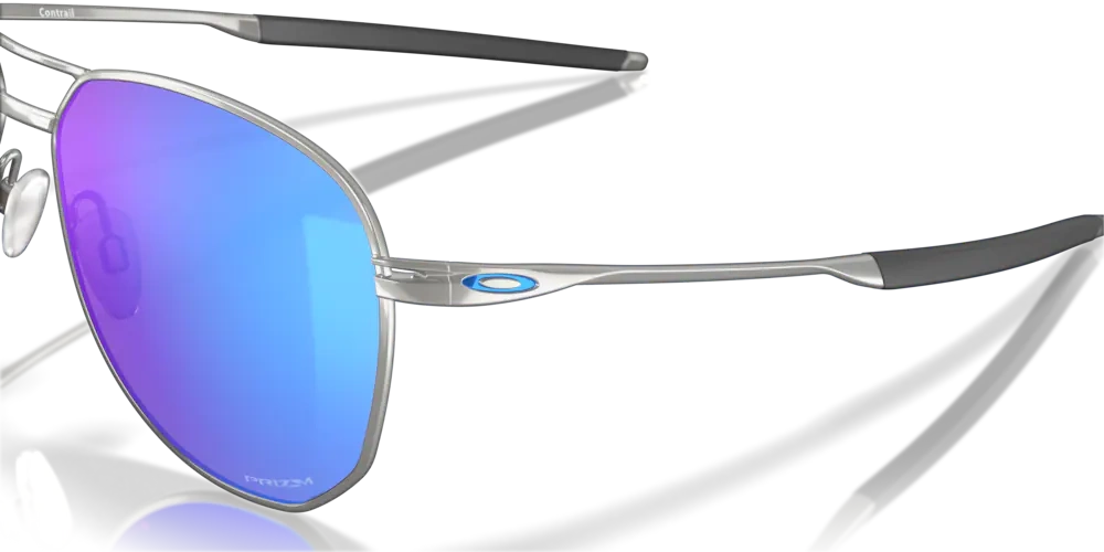 Oakley Okulary przeciwsłoneczne CONTRAIL Satin Chrome/Prizm Sapphire OO4147-03