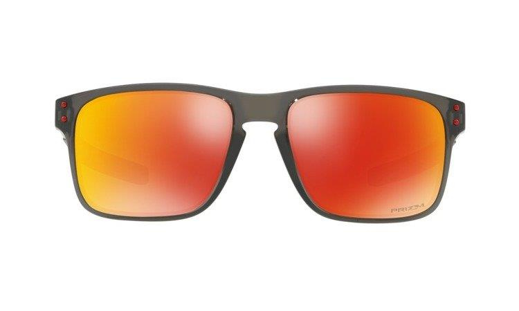 Oakley Okulary przeciwsłoneczne HOLBROOK MIX Grey Smoke / Prizm Ruby Polarized OO9384-07