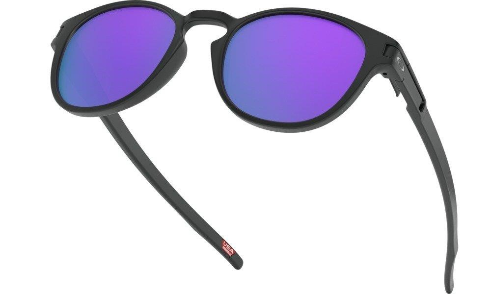Oakley Okulary przeciwsłoneczne LATCH Matte Black/Prizm Violet OO9265-55