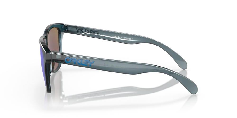 Oakley Okulary przeciwsłoneczne FROGSKINS Crystal Black/Prizm Sapphire Polarized OO9013-F6