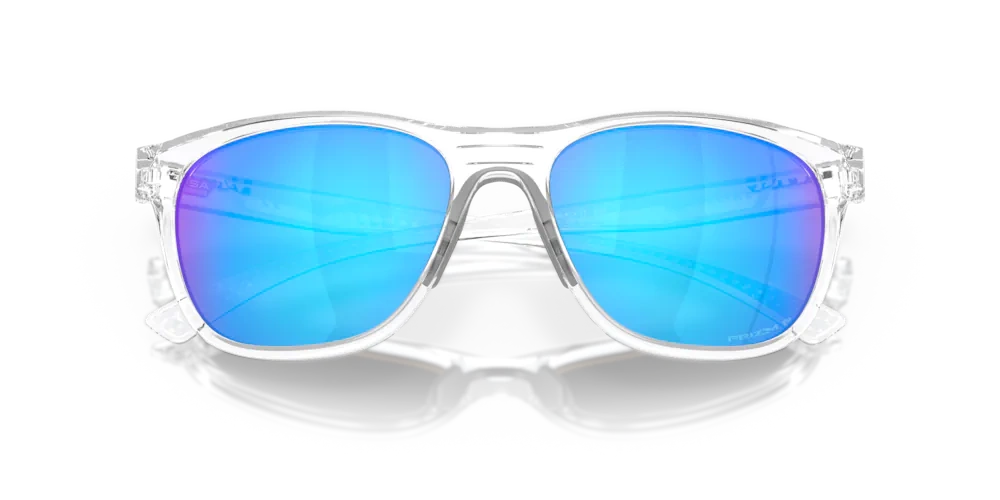 Oakley Sunglasses LEADLINE Polished Clear, Prizm Sapphire Polarized OO9473-08
