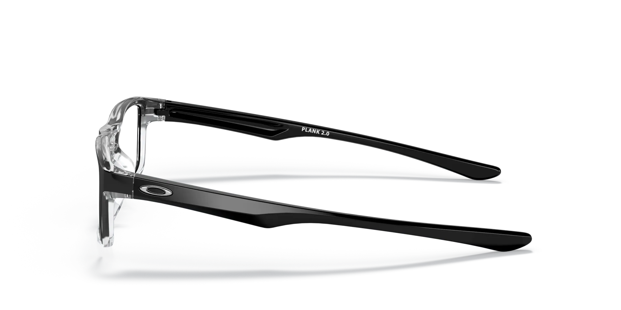 OAKLEY Optical Frame PLANK 2.0 Polished Black Clear Fade/Clear OX8081-12