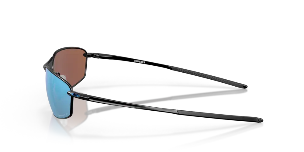 Oakley Okulary przeciwsłoneczne WHISKER Satin Black, Prizm Deep Water Polarized OO4141-11