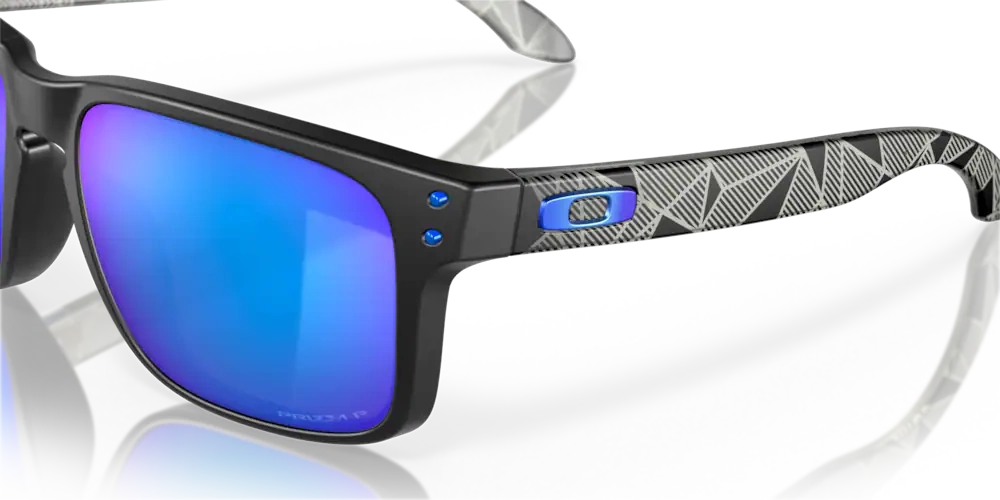 Oakley Okulary przeciwsłoneczne HOLBROOK Matte Black Prizmatic/Prizm Sapphire Polarized OO9102-H0