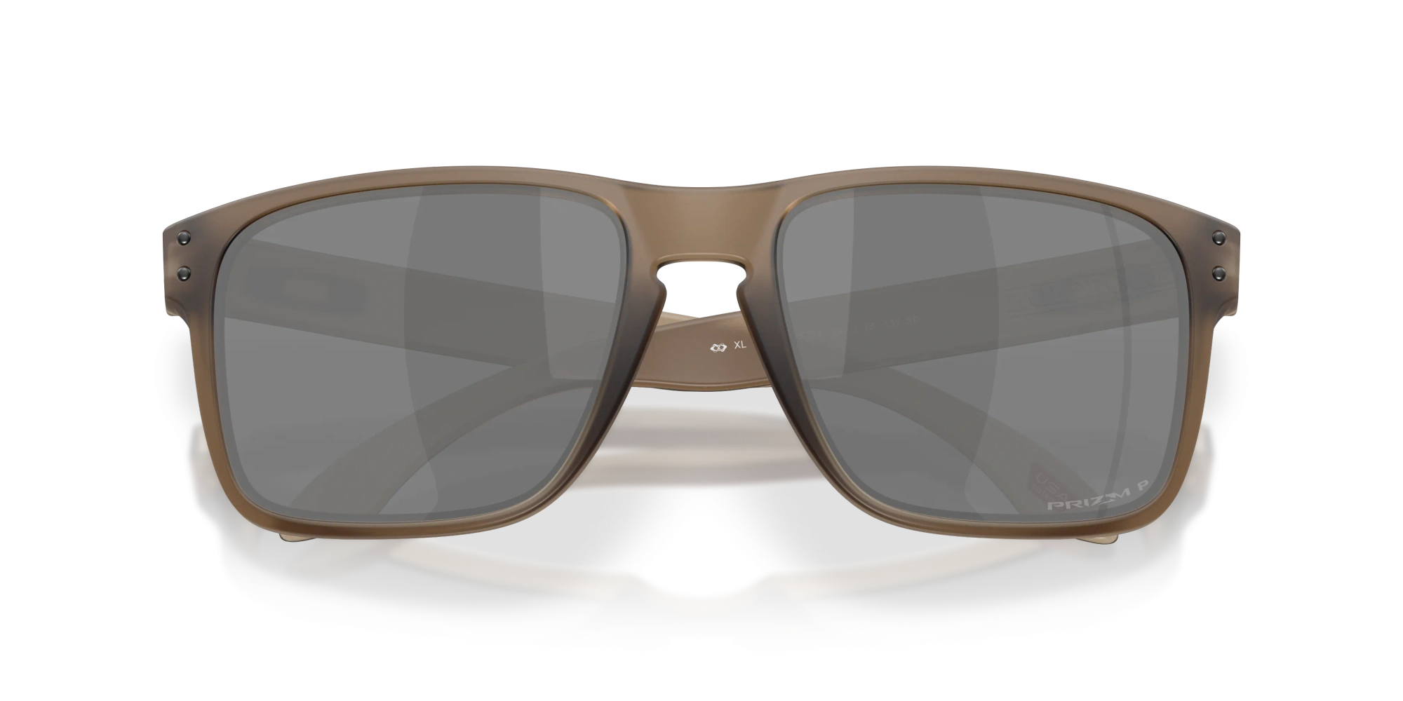 Oakley Sunglasses HOLBROOK XL Obscura Collection Matte Brown Smoke/Prizm Black Polarized OO9417-57