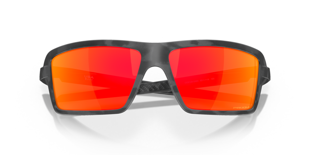 Oakley Sunglasses CABLES Black Camo, Prizm Ruby OO9129-04