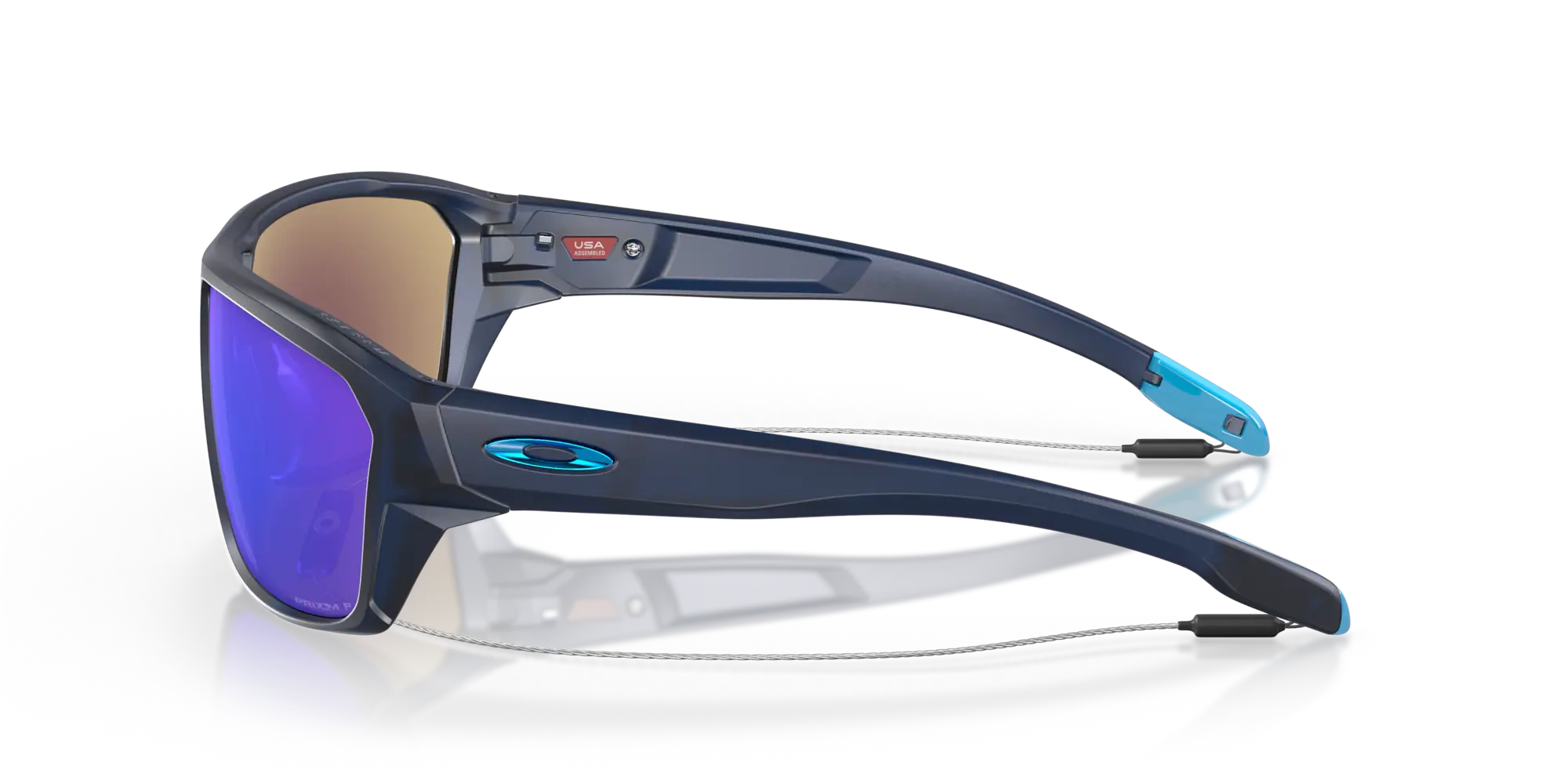 Oakley Sunglasses SPLIT SHOT Matte Translucent Blue/Prizm Sapphire Polarized OO9416-04