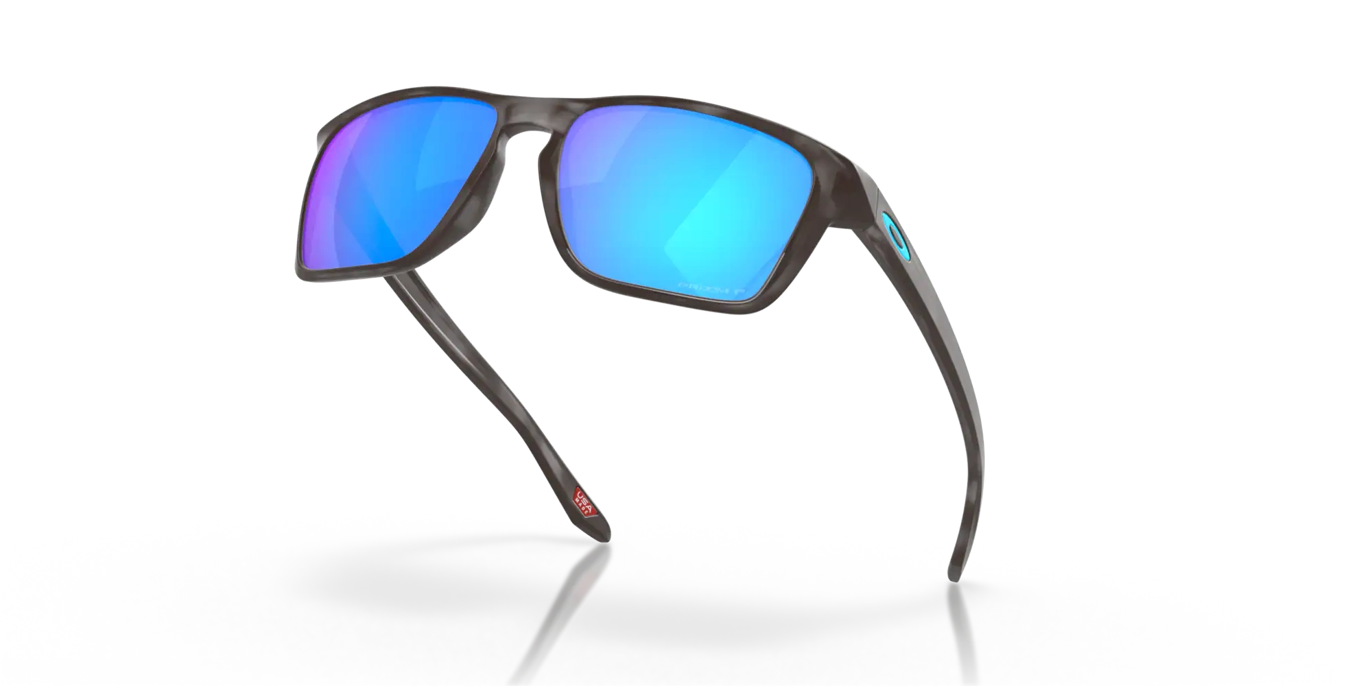 Oakley Sunglasses SYLAS OO9448-28 Matte Black Tortoise, Prizm Sapphire Polarized