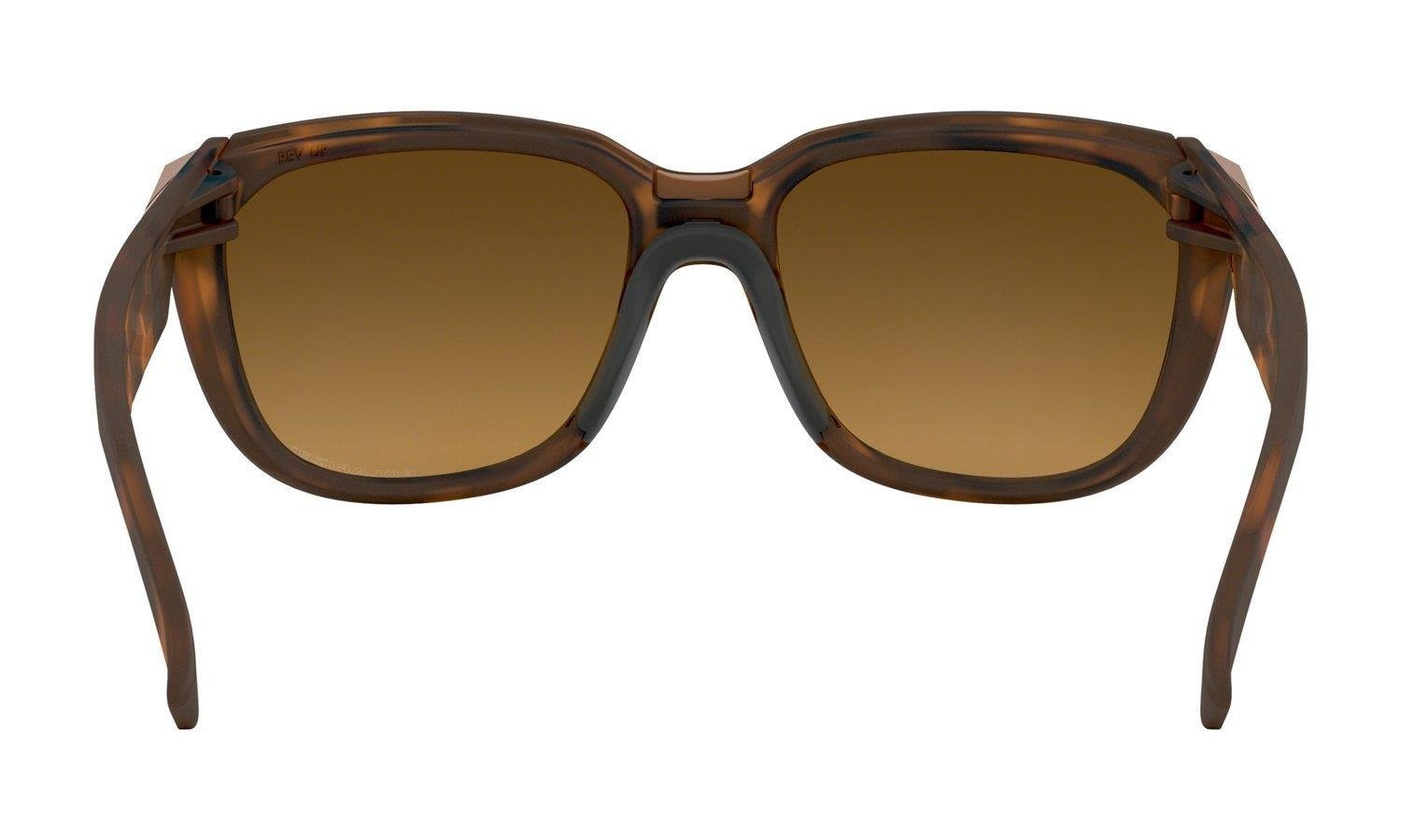 Oakley Okulary przeciwsłoneczne REV UP Matte Brown Tortoise/Brown Gradient Polarized OO9432-06