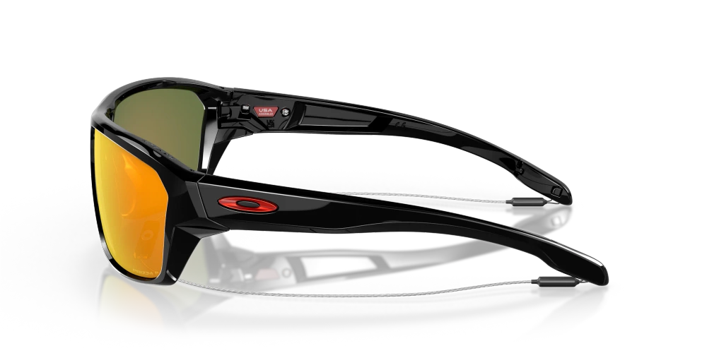 Oakley Okulary przeciwsłoneczne SPLIT SHOT Polished Black/Prizm Ruby Polarized OO9416-25