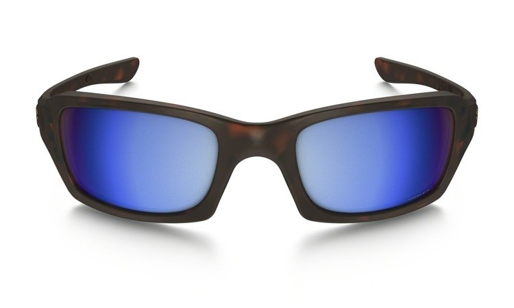 Oakley Okulary przeciwsłoneczne FIVES SQUARED Matte Tortoise/Prizm Deep H2O Polarized OO9238-17