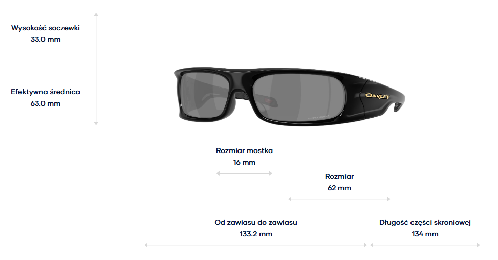 Oakley Okulary przeciwsłoneczne HIGHLAND Black / Prizm Black OO9522-01