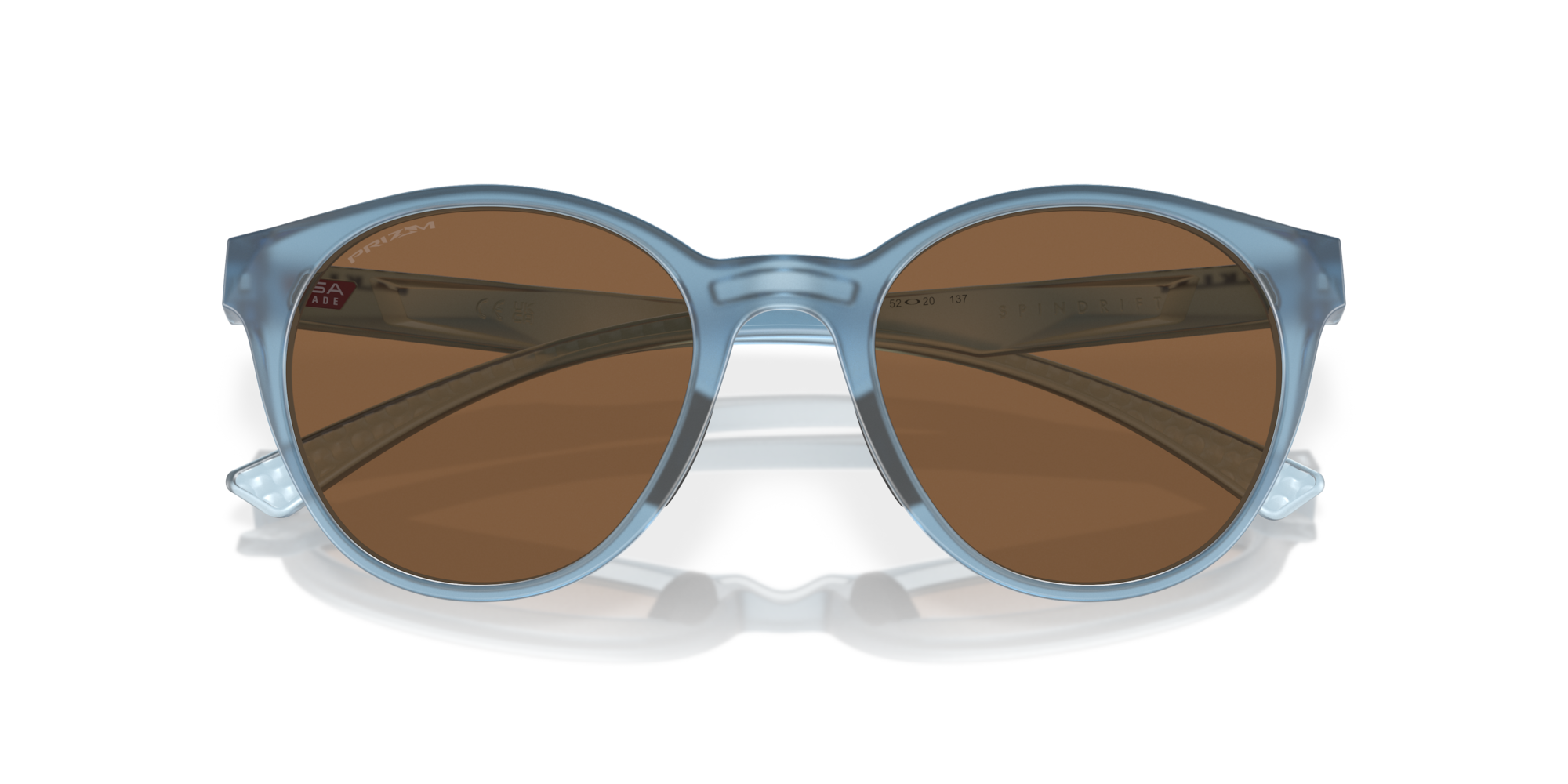 Oakley Okulary przeciwsłoneczne SPINDRIFT Matte Stonewash/Prizm Bronze OO9474-11