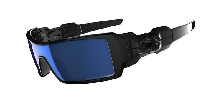 Oakley Oil Rig Polished Black/Ice Iridium Polarized 26-248