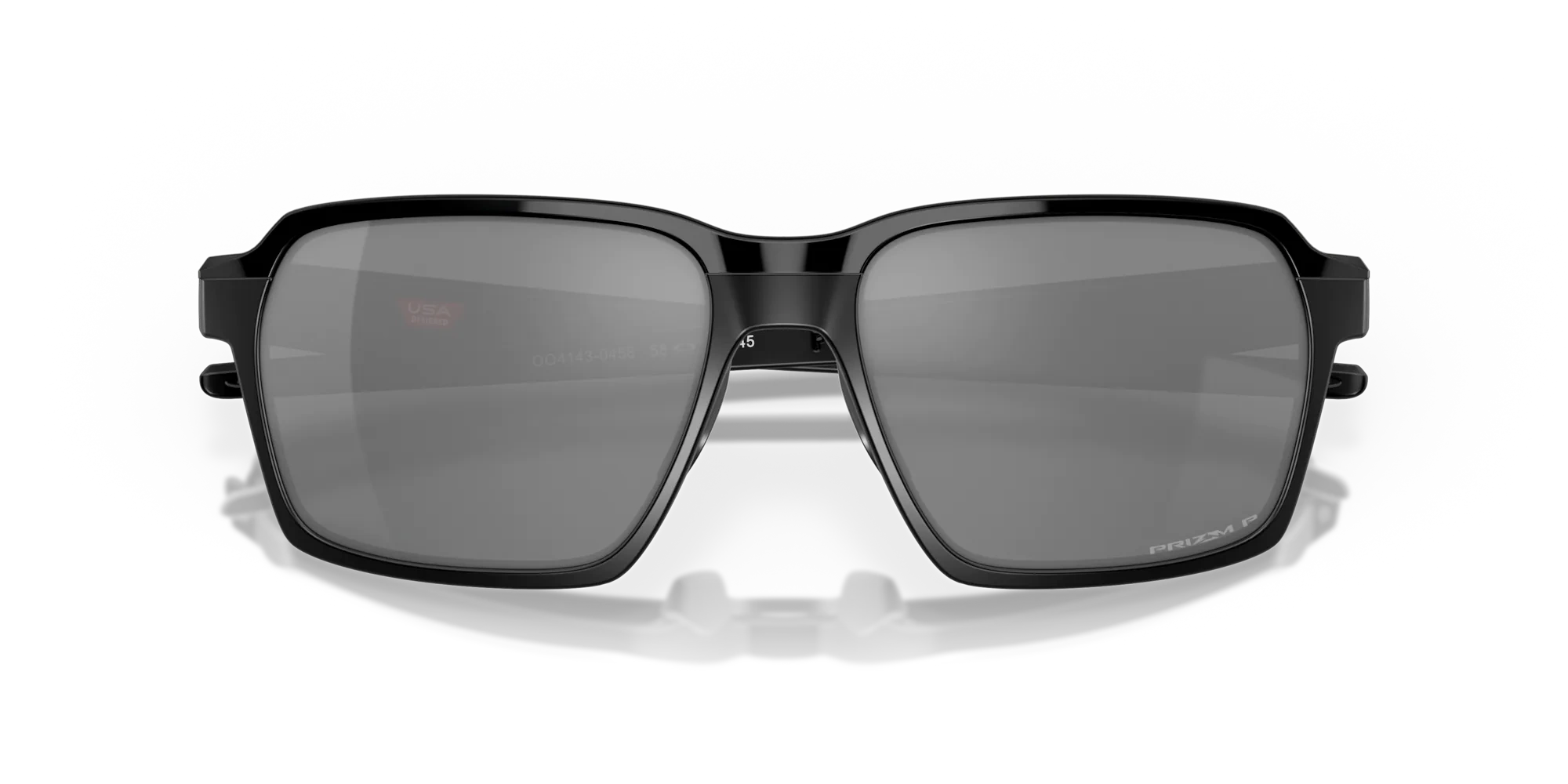 Oakley Sunglasses PARLAY Matte Black/Prizm Black Polarized OO4143-04