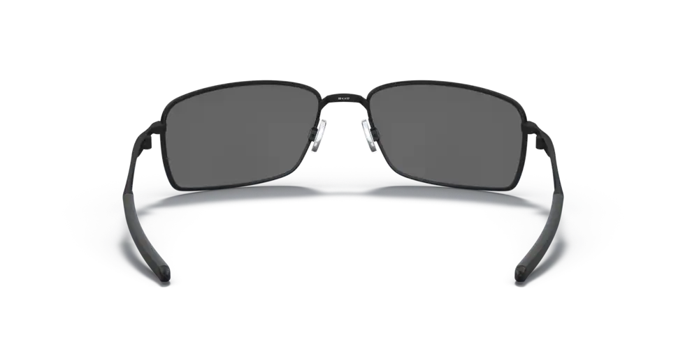 Oakley Sunglasses  SQUARE WIRE Matte Black/Black Iridium Polarized OO4075-05