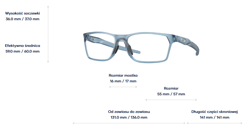 Oakley Okulary korekcyjne Hex Jector OX8032-11