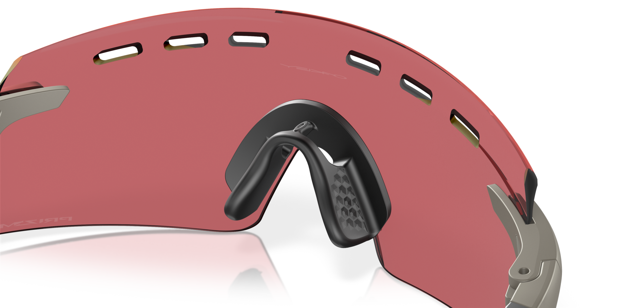 Oakley Okulary przeciwsłoneczne ENCODER STRIKE VENTED Matte Onyx / Prizm Trail Torch OO9235-08
