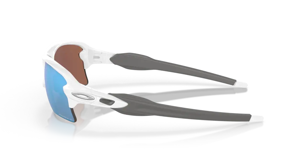 Oakley FLAK 2.0 XL Polished White/Prizm Deep Water Polarized OO9188-82