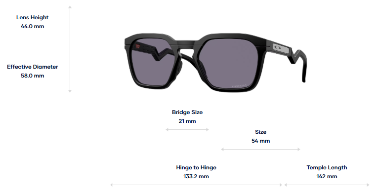 Oakley Okulary przeciwsłoneczne HSTN SQ Matte Black / Prizm Grey OO9533-01