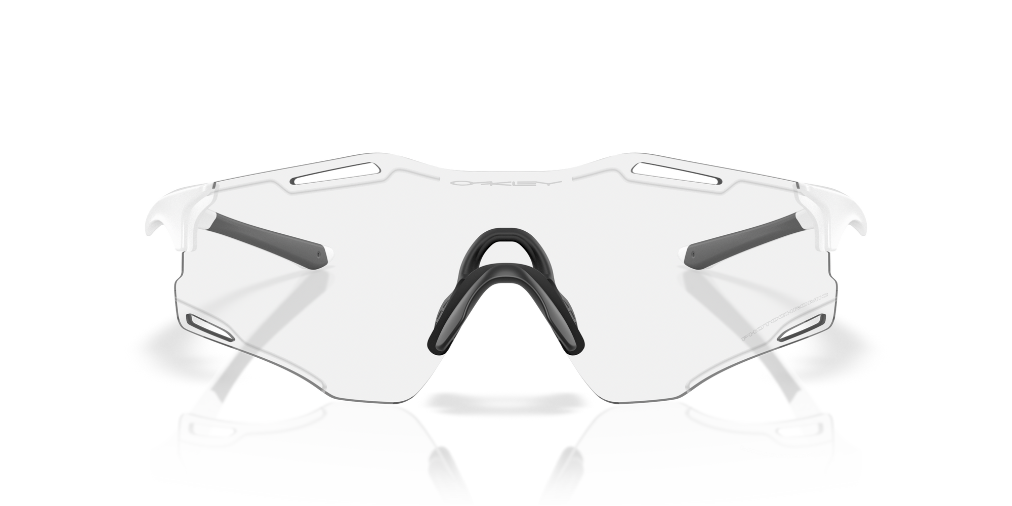 Oakley Okulary przeciwsłoneczne CYBR ZERO Matte White / Clear To Black Iridium Photochromic OO9512D-01