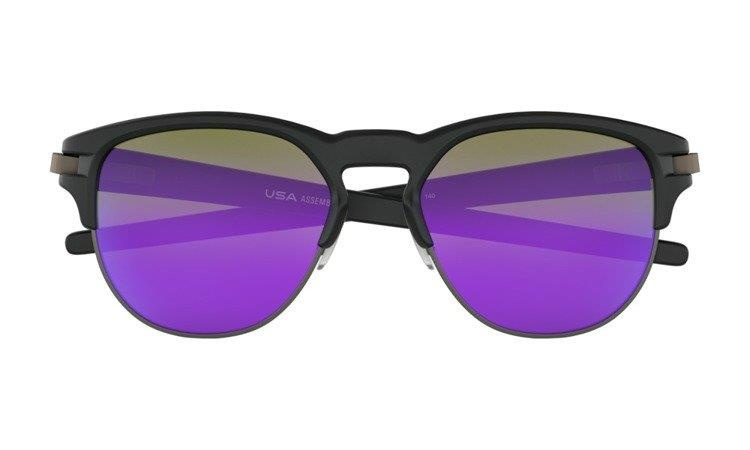 Oakley Sunglasses LATCH KEY M Matte Black/Violet Iridium OO9394-02