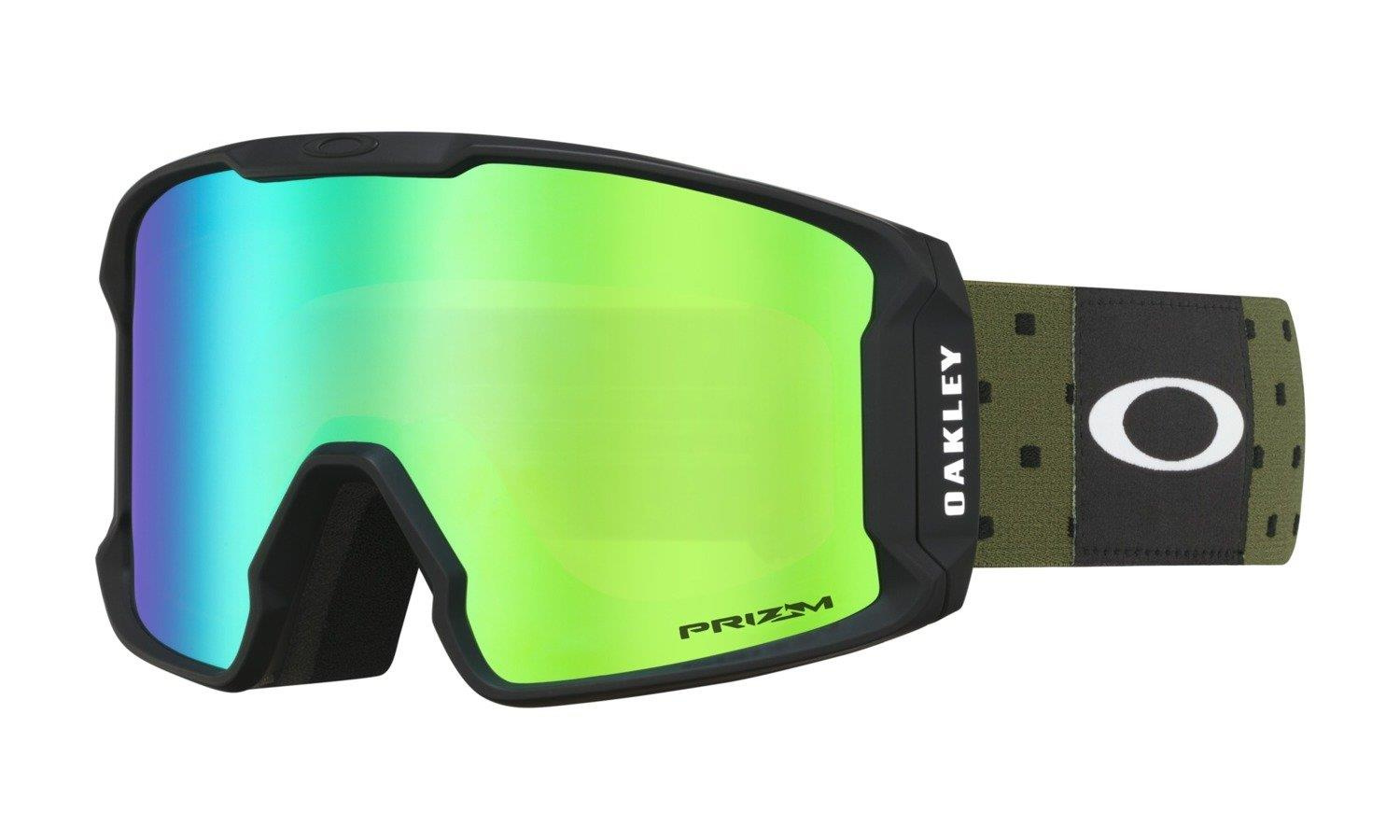 Gogle Oakley LINE MINER Blockography Dark Brush / Prizm Jade OO7070-43
