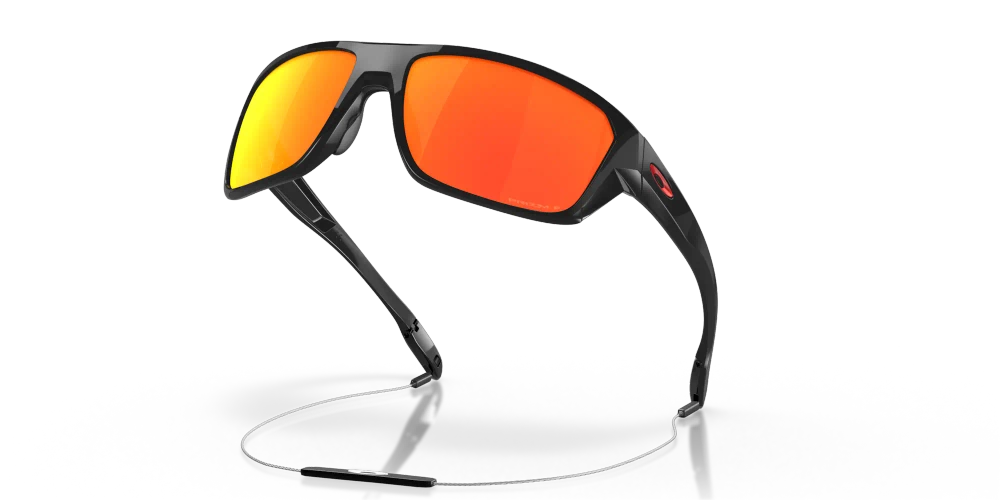 Oakley Okulary przeciwsłoneczne SPLIT SHOT Polished Black/Prizm Ruby Polarized OO9416-25