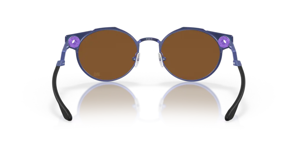 Oakley Okulary przeciwsłoneczne DEADBOLT Fabio Quartararo Collection Matte Navy, Prizm Violet OO6046-10