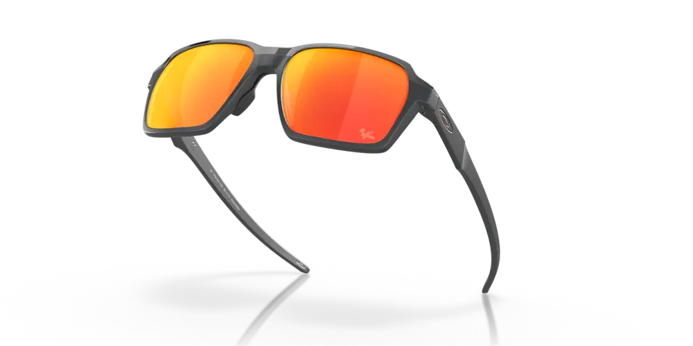 Oakley Sunglasses PARLAY MotoGP™ Collection Matte Carbon, Prizm Ruby OO4143-11