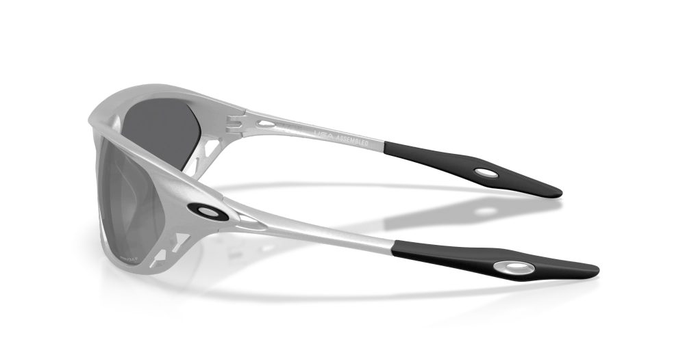 Oakley Okulary przeciwsłoneczne CAGE JACKET X Silver/Prizm Black Polarized OO9537-09