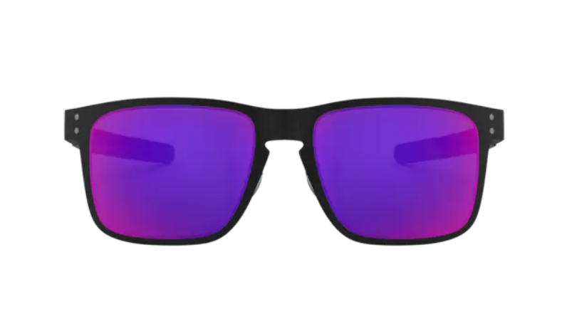 Oakley Sunglasses HOLBROOK™ METAL Matte Black / Positive Red Iridium OO4123-02