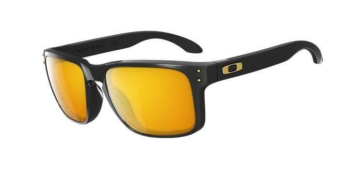 Oakley Okulary HOLBROOK SHAUN WHITE Polished Black/24K Iridium OO9102-08