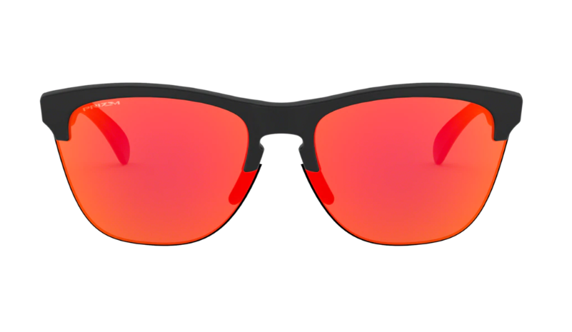 Oakley Sunglasses FROGSKINS Matte Black/Prizm Ruby OO9374-04
