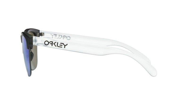 Oakley Sunglasses Frogskins Lite Matte Black/Prizm Sapphire OO9374-02