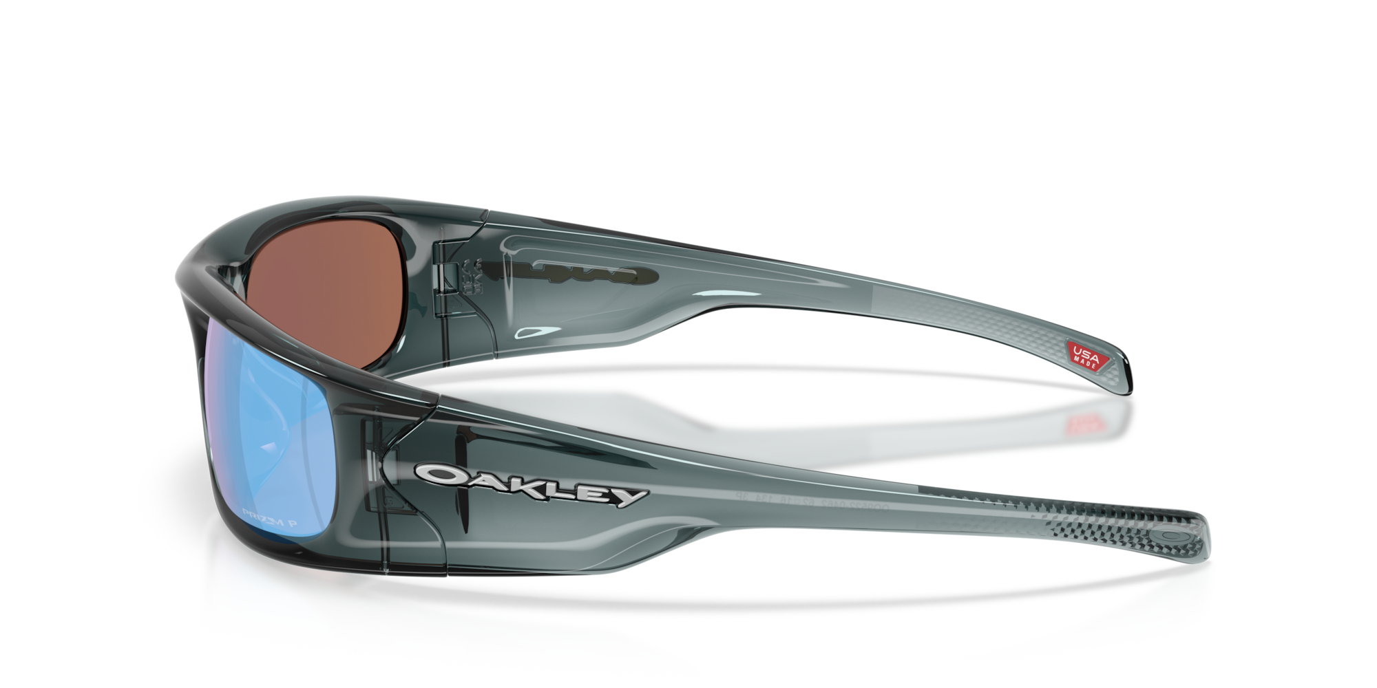 Oakley Okulary przeciwsłoneczne Highland Crystal Black / Prizm Deep Water Polarized OO9522-04