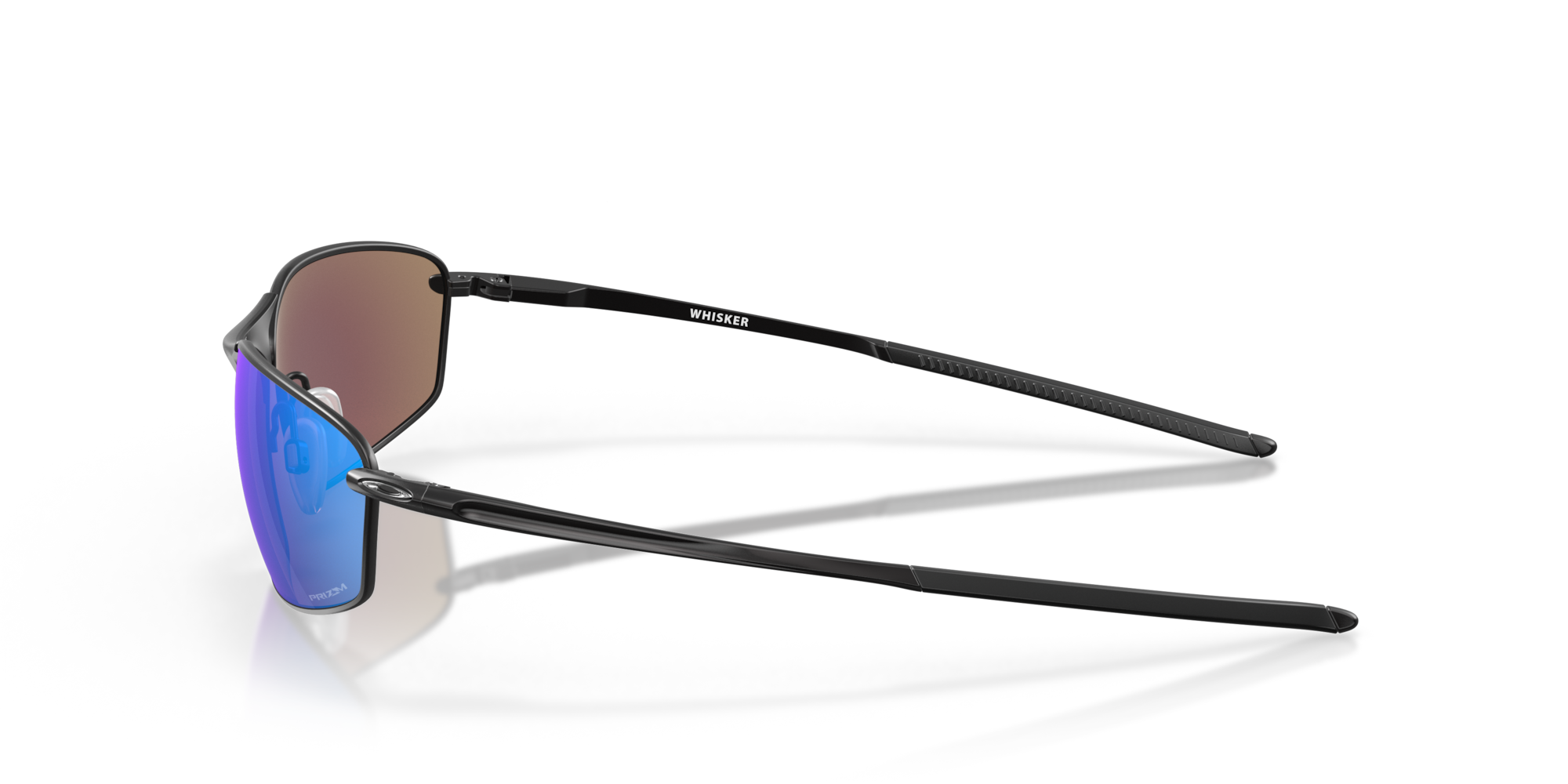 Oakley Sunglasses WHISKER Satin Black / Prizm Sapphire OO4141-14