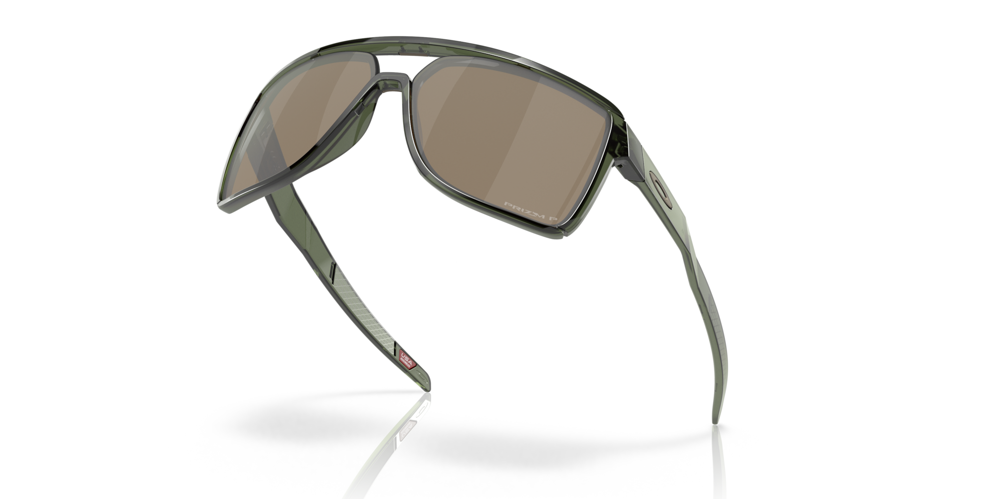 Oakley Okulary przeciwsłoneczne z polaryzacją Catel Olive Ink, Prizm Tungsten Polarized OO9147-04
