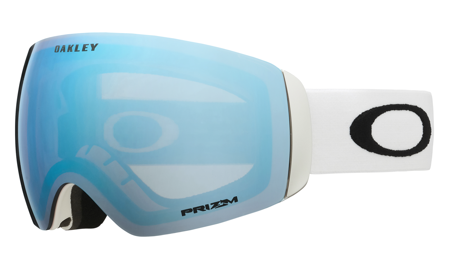 OAKLEY Gogle zimowe FLIGHT DECK M Matte White/Prizm Snow Sapphire Iridium OO7064-A0