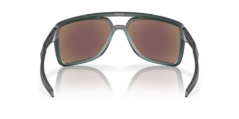 Oakley Sunglasses CASTEL Matte Silver/Blue Colorshift / Prizm sapphire OO9147-13