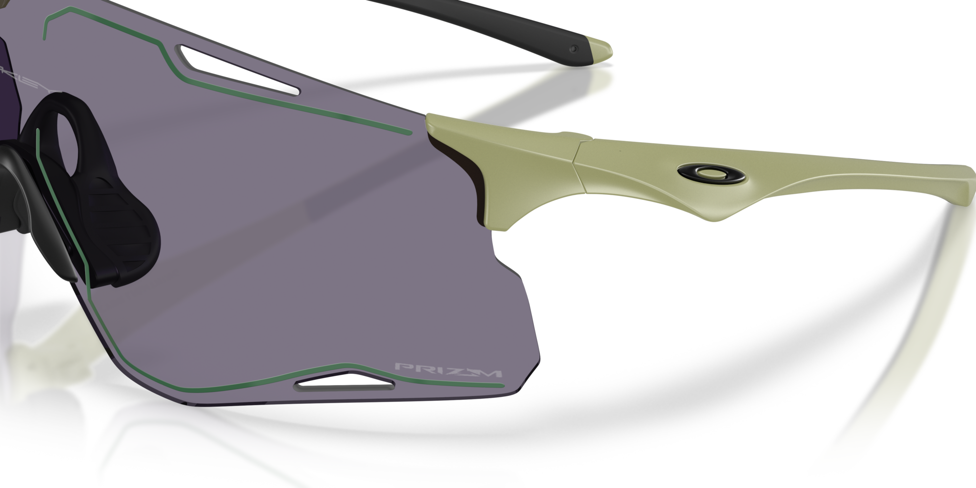 Oakley Okulary przeciwsłoneczne CYBR LIGHTNING Green/Prizm Grey OO9538D-08