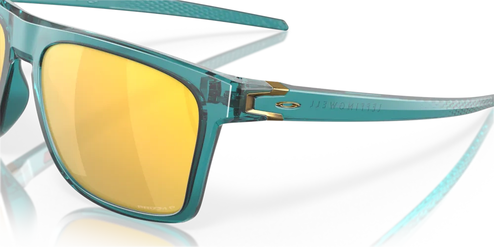 Oakley Okulary przeciwsłoneczne LEFFINGWELL Matte Artic Surf, Prizm 24k Polarized OO9100-06