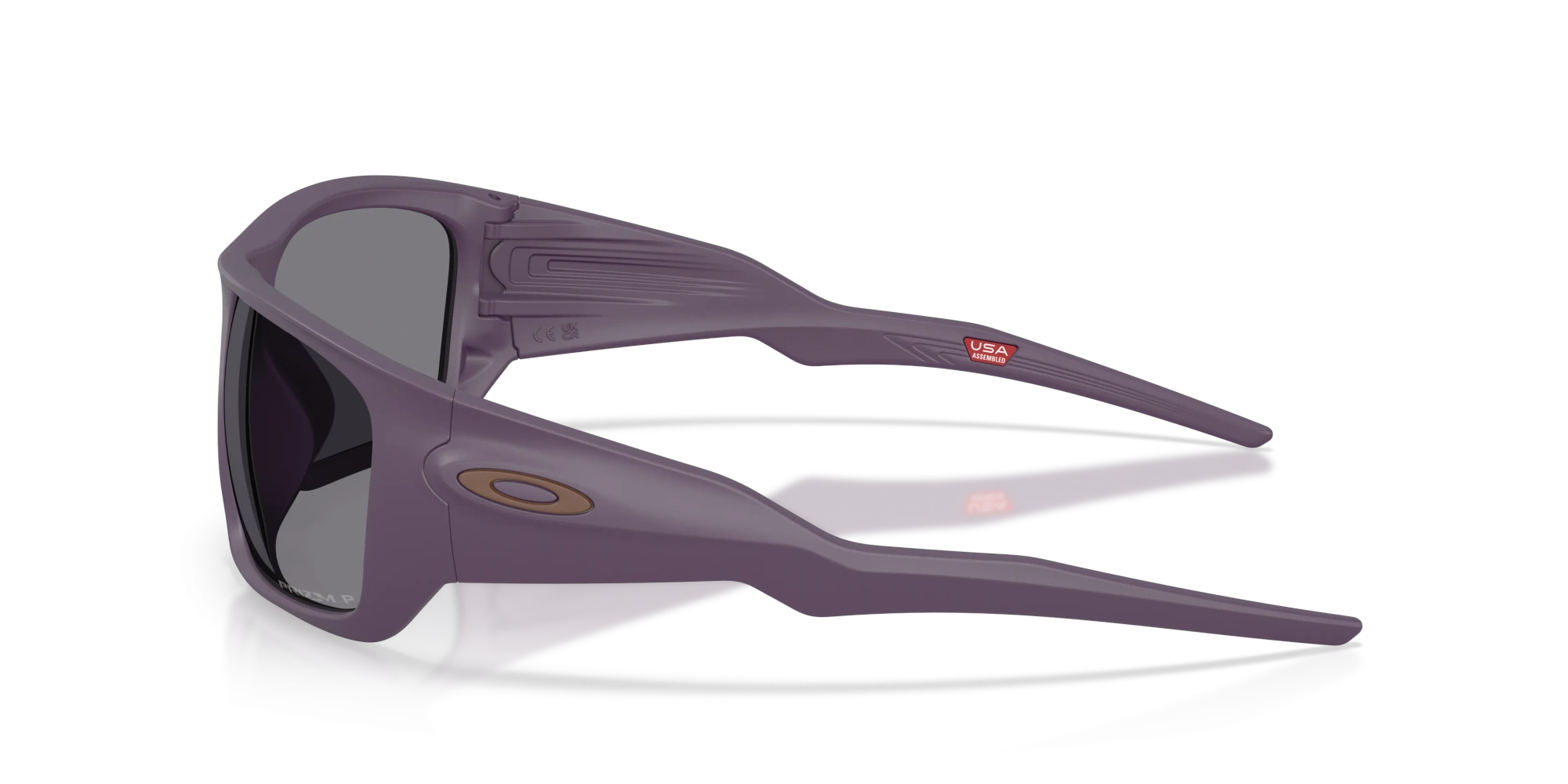 Oakley Okulary przeciwsłoneczne MASSETER Obscura Collection Matte Aubergine/Prizm Grey Polarized OO9486-19