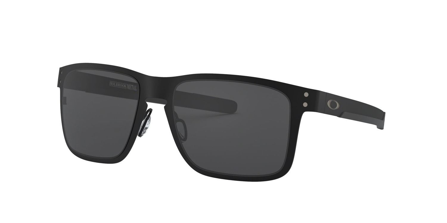 Oakley Okulary przeciwsłoneczne HOLBROOK™ METAL Matte Black / Grey OO4123-01
