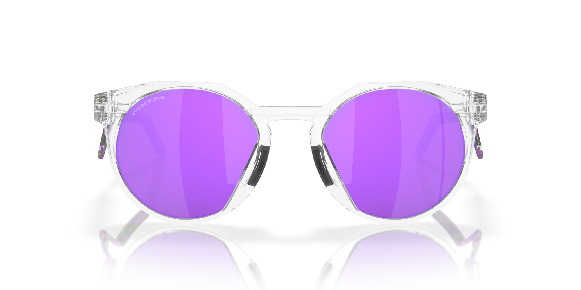 Oakley Sunglasses HSTN METAL Matte Clear / Prizm Violet OO9279-02