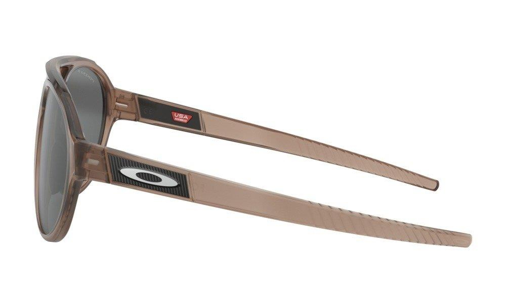 Oakley Okulary przeciwsłoneczne FORAGER Matte Brown Smoke/Prizm Black Polarized OO9421-09