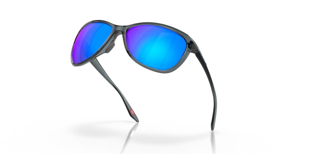 Oakley Sunglasses PASQUE Crystal Black, Prizm Sapphire Polarized OO9222-02