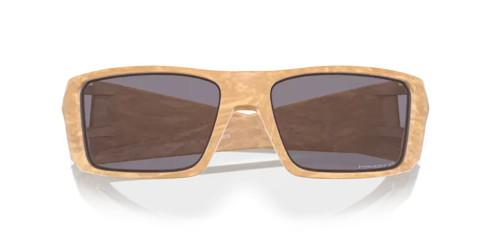Oakley Okulary przeciwsłoneczne HELIOSTAT Coalesce Collection Matte Stone Desert Tan / Prizm Grey Polarized OO9231-17